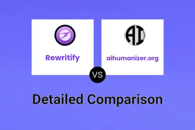 Rewritify vs aihumanizer.org
