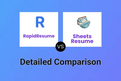RapidResume vs Sheets Resume