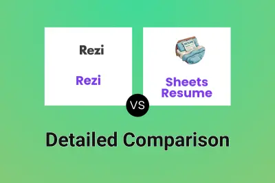 Rezi vs Sheets Resume