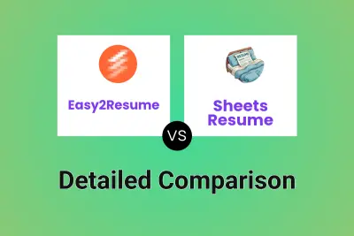 Easy2Resume vs Sheets Resume