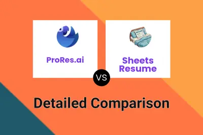 ProRes.ai vs Sheets Resume