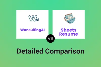 WonsultingAI vs Sheets Resume