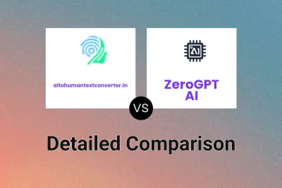aitohumantextconverter.in vs ZeroGPT AI