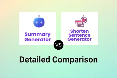 Summary Generator vs Shorten Sentence Generator