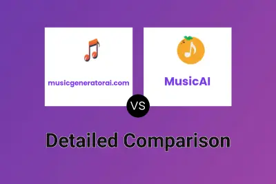 musicgeneratorai.com vs MusicAI