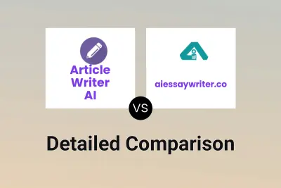 Article Writer AI vs aiessaywriter.co