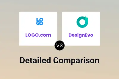 LOGO.com vs DesignEvo