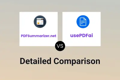 PDFSummarizer.net vs usePDFai
