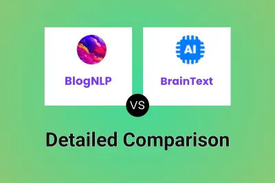 BlogNLP vs BrainText