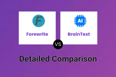 Forewrite vs BrainText