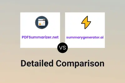 PDFSummarizer.net vs summarygenerator.ai