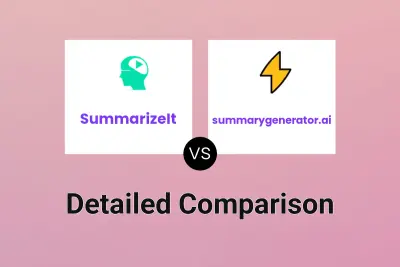 SummarizeIt vs summarygenerator.ai