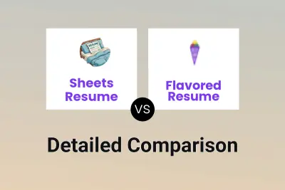 Sheets Resume vs Flavored Resume