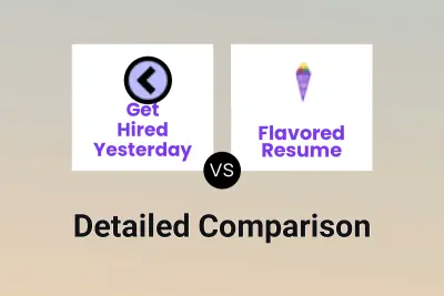Get Hired Yesterday vs Flavored Resume