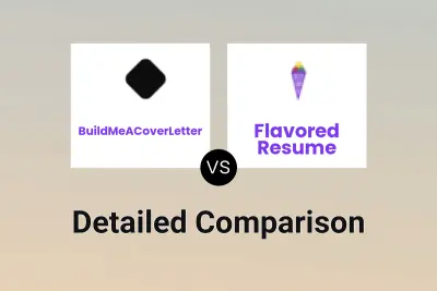 BuildMeACoverLetter vs Flavored Resume