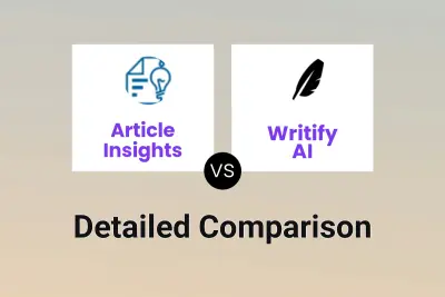 Article Insights vs Writify AI