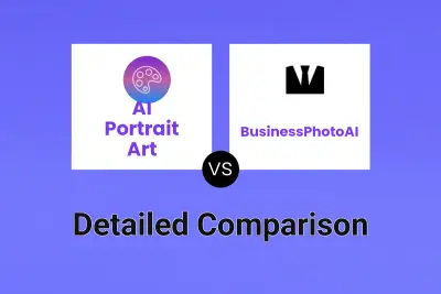AI Portrait Art vs BusinessPhotoAI