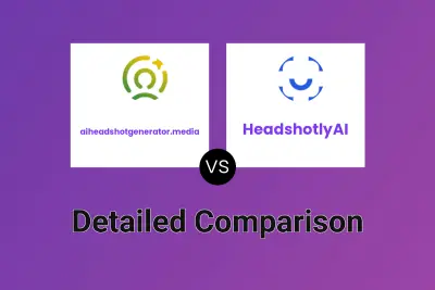 aiheadshotgenerator.media vs HeadshotlyAI