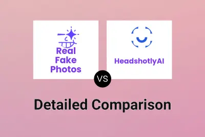 Real Fake Photos vs HeadshotlyAI
