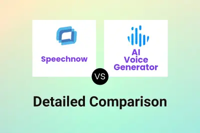 Speechnow vs AI Voice Generator