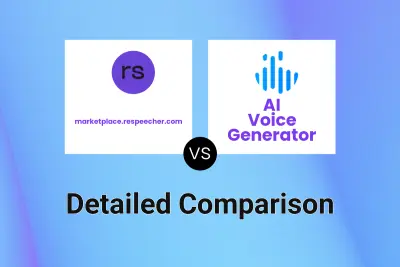 marketplace.respeecher.com vs AI Voice Generator