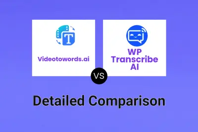 Videotowords.ai vs WP Transcribe AI