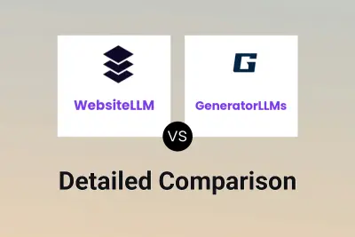 WebsiteLLM vs GeneratorLLMs