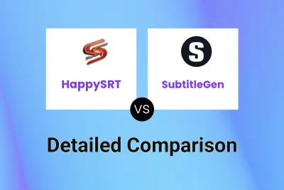 HappySRT vs SubtitleGen
