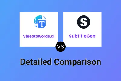 Videotowords.ai vs SubtitleGen