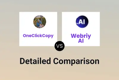 OneClickCopy vs Webriy AI