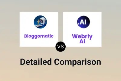 Bloggomatic vs Webriy AI
