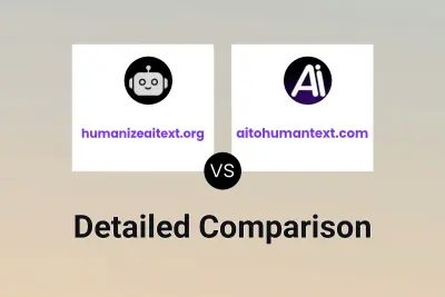 humanizeaitext.org vs aitohumantext.com