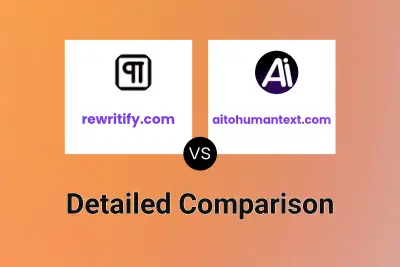 rewritify.com vs aitohumantext.com