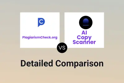 PlagiarismCheck.org vs AI Copy Scanner