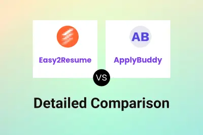 Easy2Resume vs ApplyBuddy