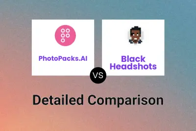 PhotoPacks.AI vs Black Headshots
