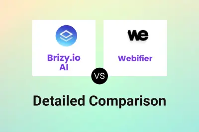 Brizy.io AI vs Webifier