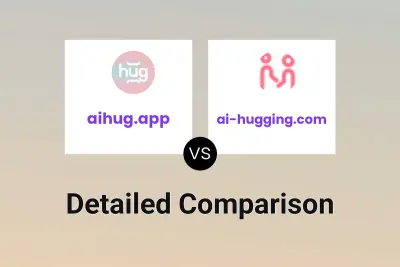 aihug.app vs ai-hugging.com