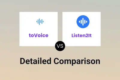 toVoice vs Listen2It
