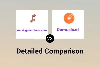 musicgeneratorai.com vs Domusic.ai