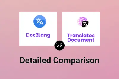 Doc2Lang vs Translates Document