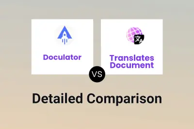 Doculator vs Translates Document