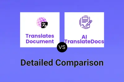 Translates Document vs AI TranslateDocs