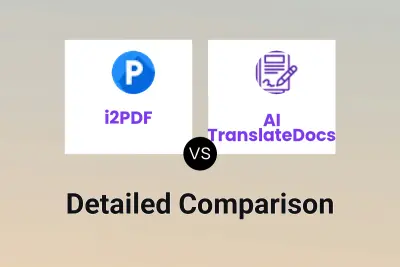 i2PDF vs AI TranslateDocs