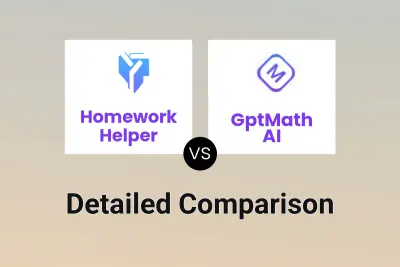 Homework Helper vs GptMath AI