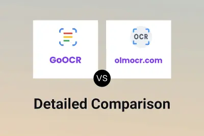 GoOCR vs olmocr.com