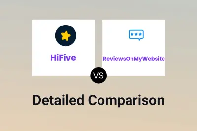 HiFive vs ReviewsOnMyWebsite
