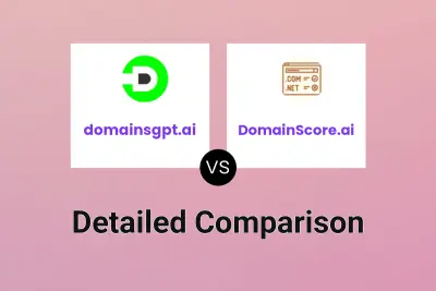 domainsgpt.ai vs DomainScore.ai