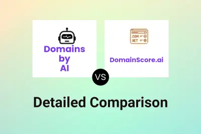 Domains by AI vs DomainScore.ai
