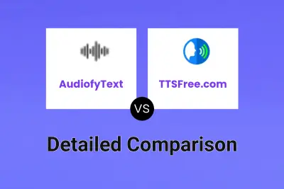 AudiofyText vs TTSFree.com